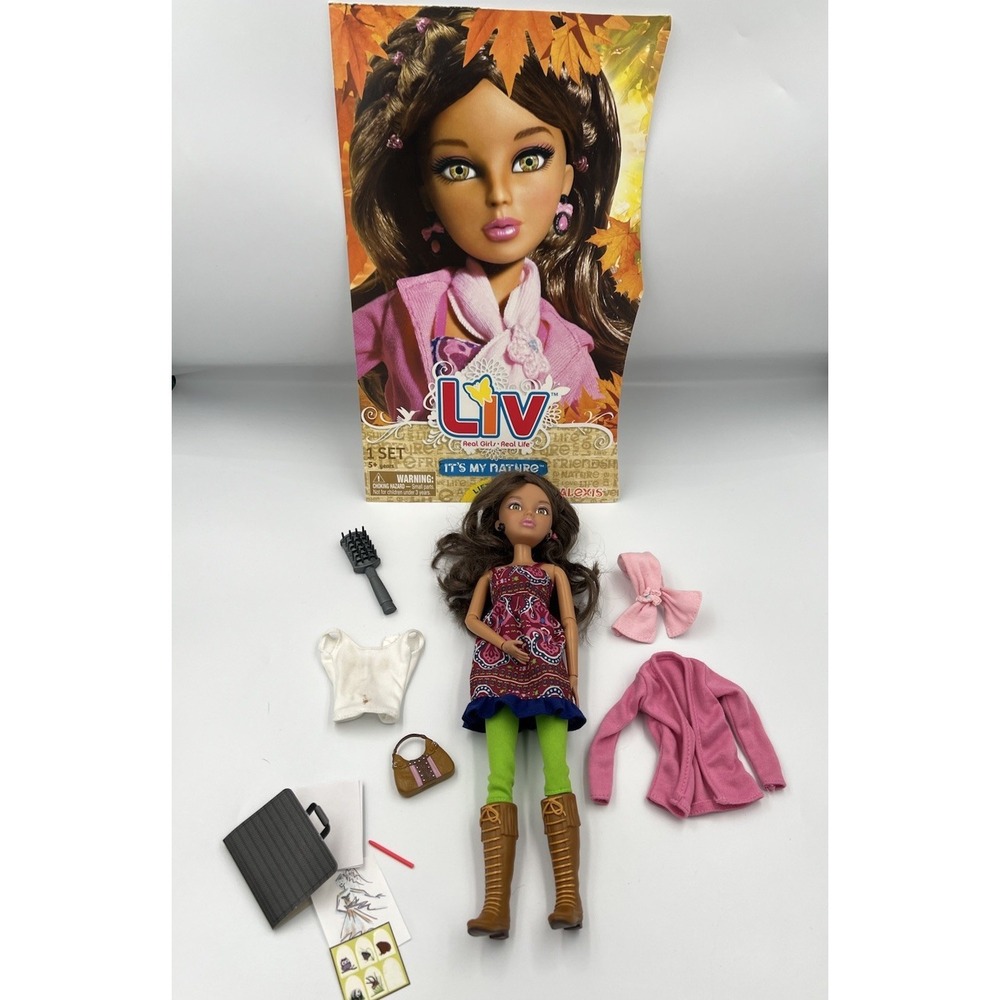 LIV Doll It's My Nature ALEXIS Poseable Changeable Wig Clothing Accessories